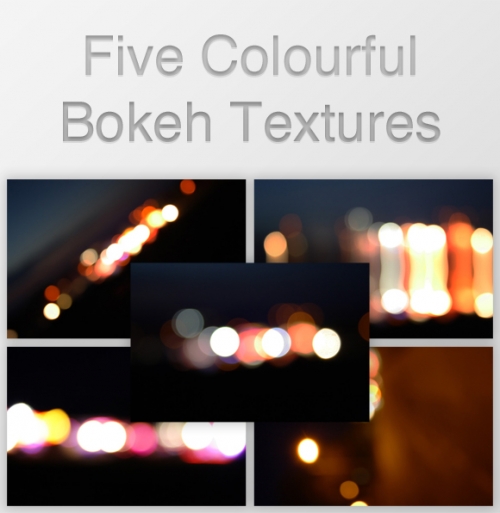 Five Colourful Bokeh Textures - 