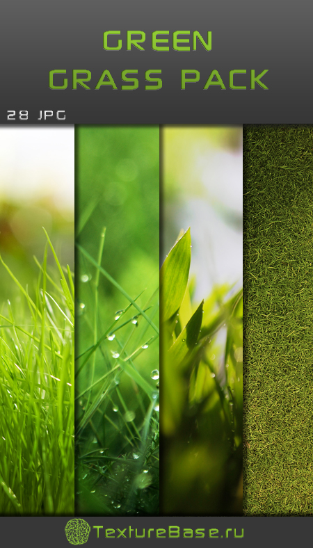 Green grass textures pack -   