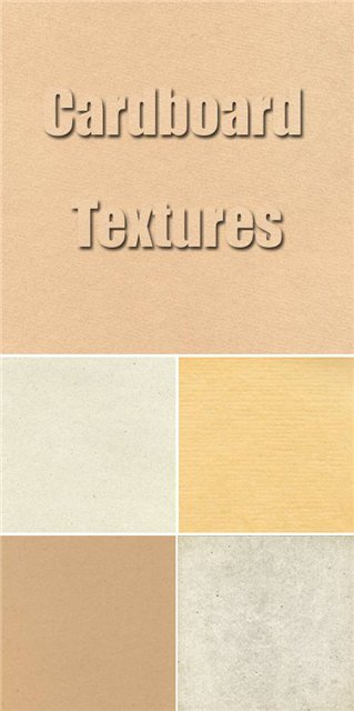 Stock Photo - Cardboard Textures.