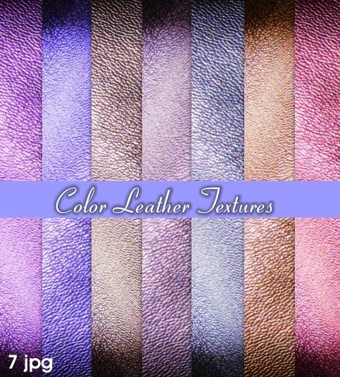 Color Leather Textures - , .