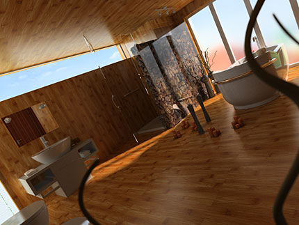 3D bathroom interior 4 - 3D   
