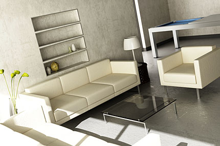 3D living room interior 5 - 3D      