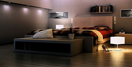 3D bedroom interior 2 - 3D   