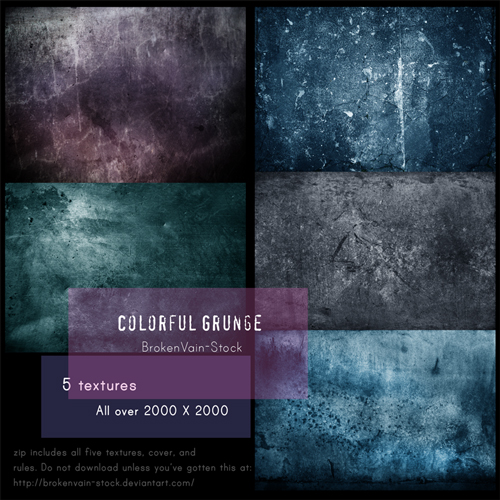 Colorful Grunge Pack -      