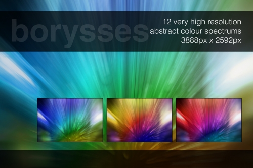 Abstract colour spectrums -   