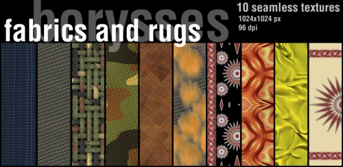 Fabrics and rugs -   