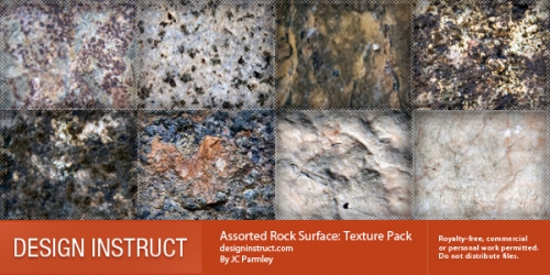 Assorted Rock Surface: Texture Pack