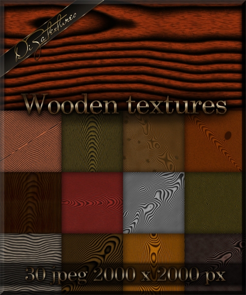 Wooden textures for Photoshop 