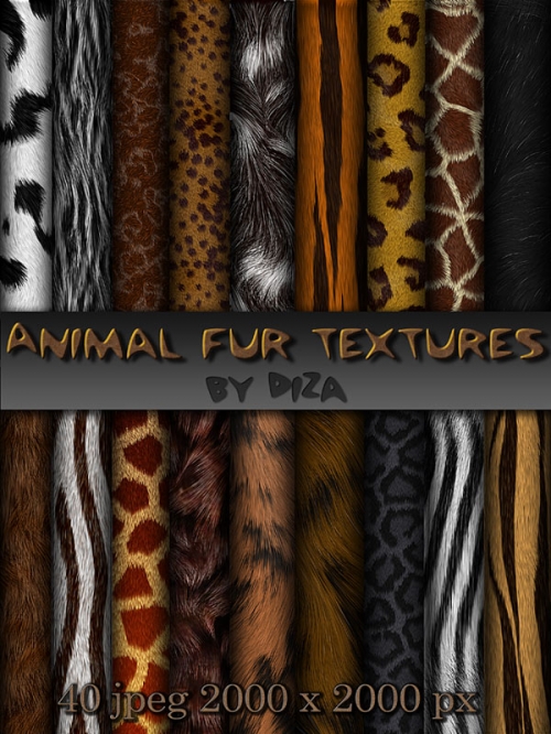 Animal fur textures 