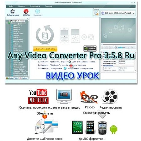 Any Video Converter Pro 3.5.8 Ru + 