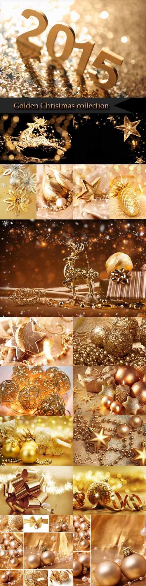 Golden Christmas collection