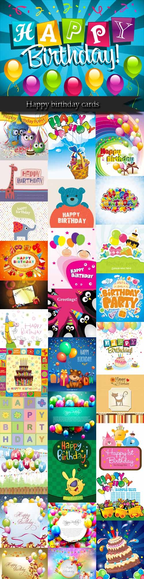 Happy birthday cards