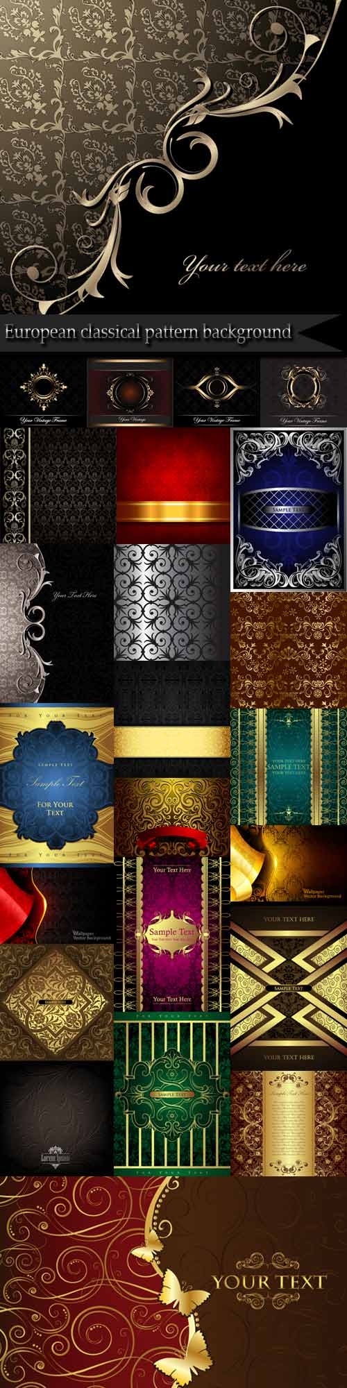 European classical pattern background