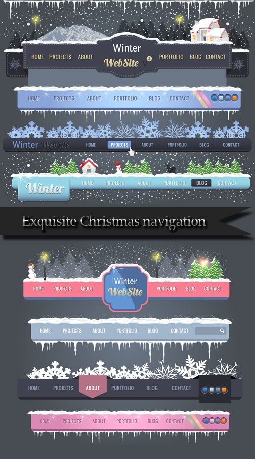 Exquisite Christmas navigation