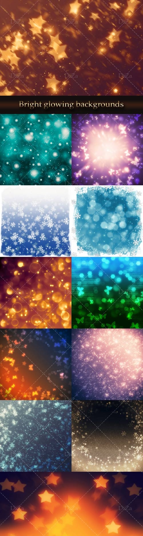 Bright glowing backgrounds 