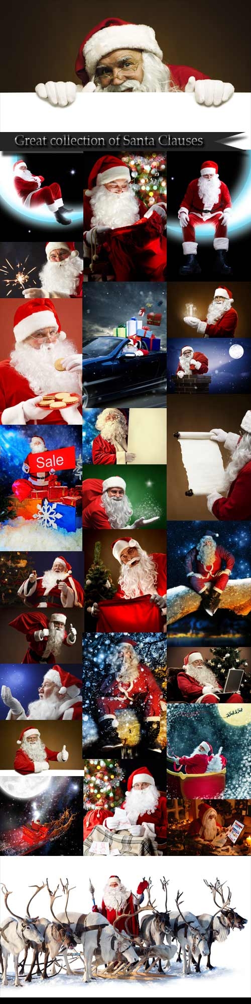 Great collection of Santa Clauses