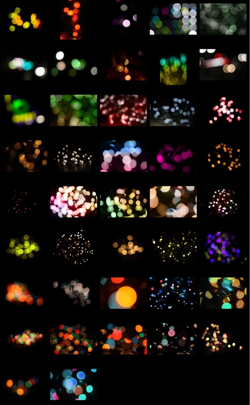 Beautiful bokeh texture for design