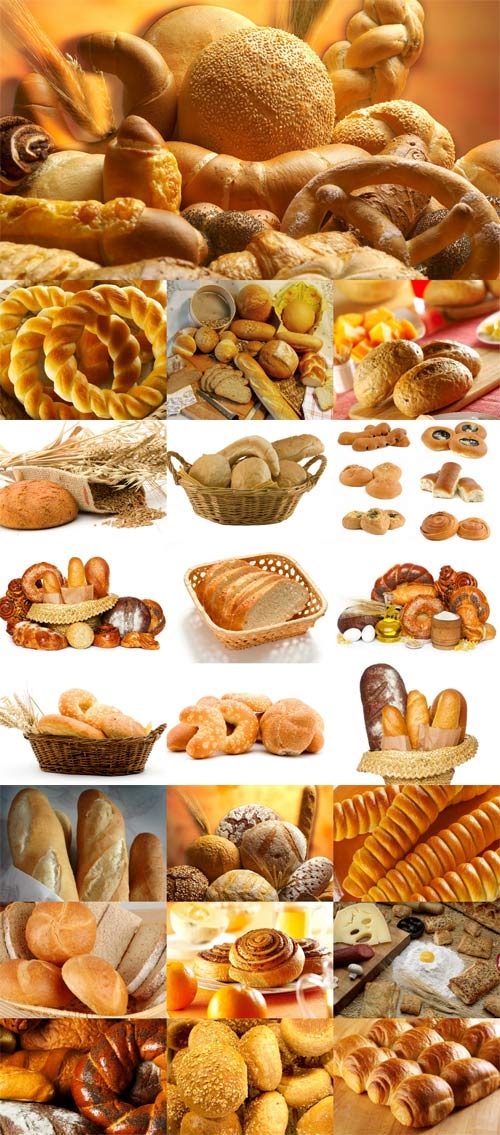 Bakery products raster graphics