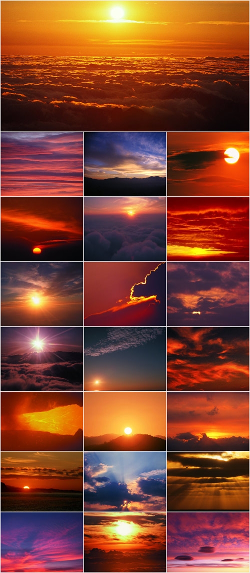 Beautiful sky. Sunrises and Sunsets part 1