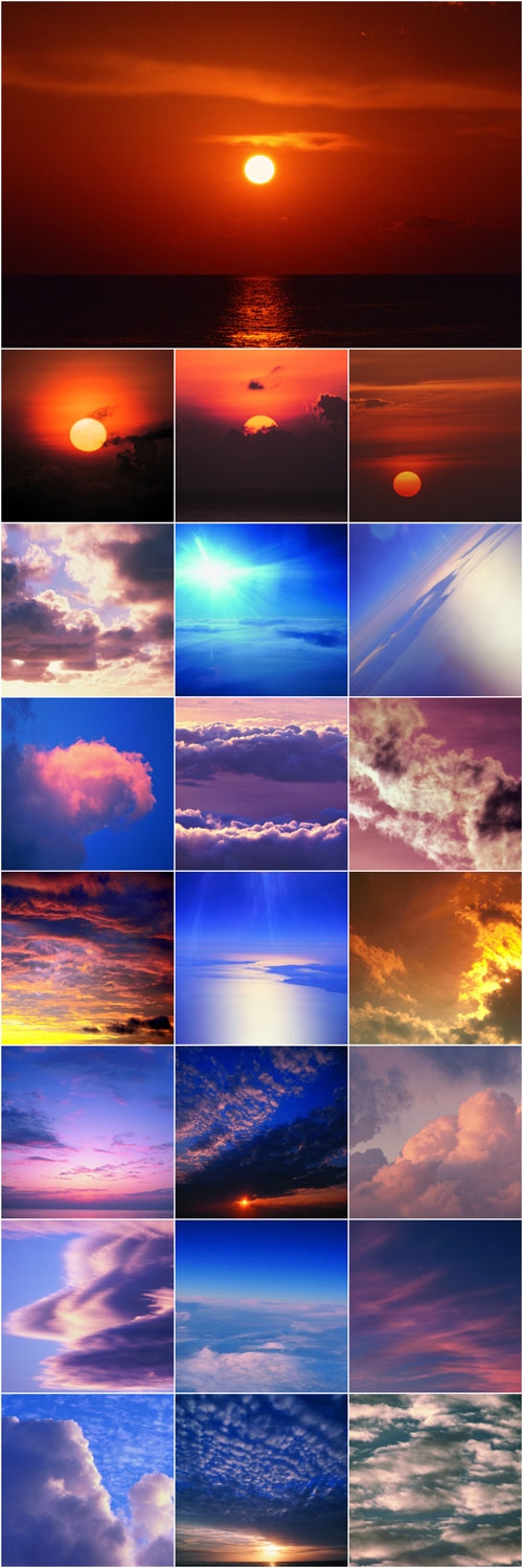 Beautiful sky. Sunrises and Sunsets part 2