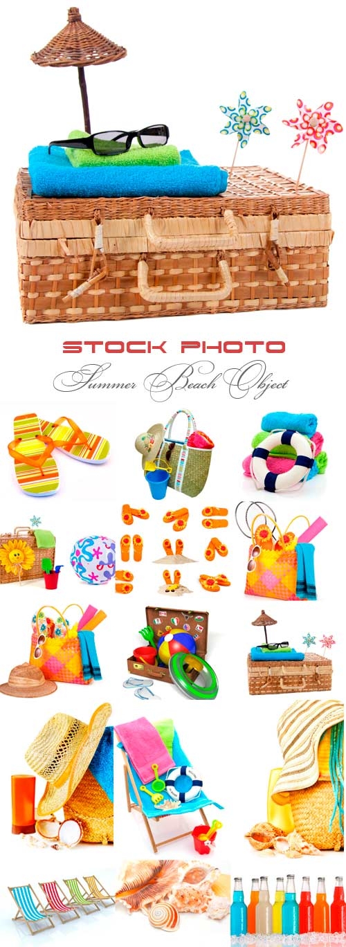 Summer Beach Object raster graphics