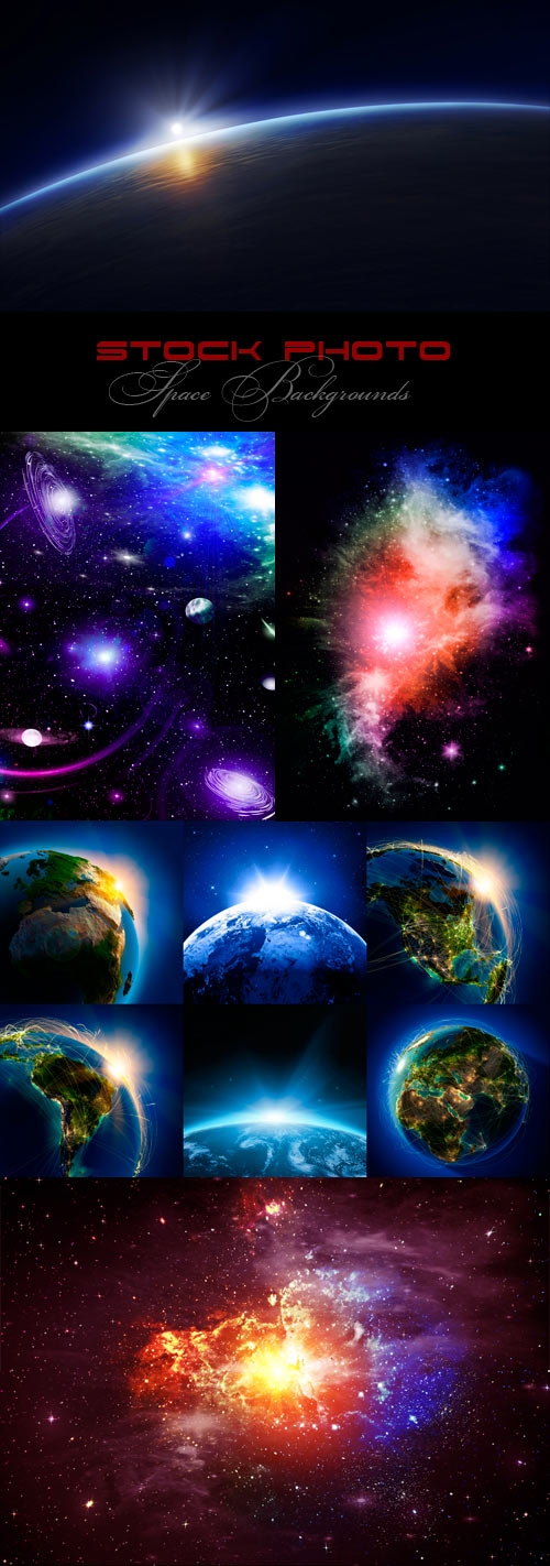 Space Background raster graphics