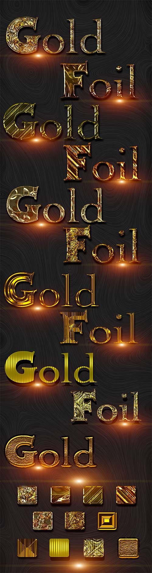 Golden Foil styles