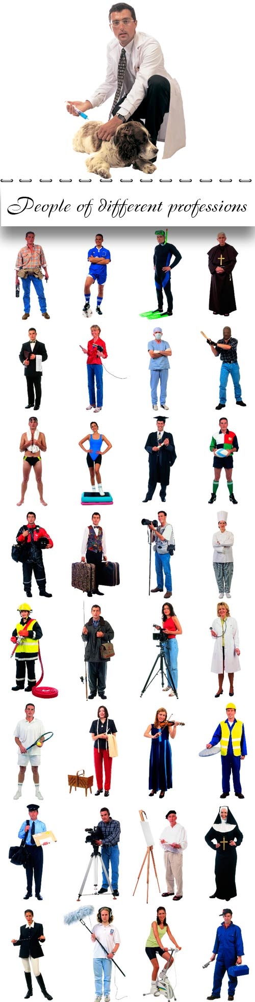 People of different professions