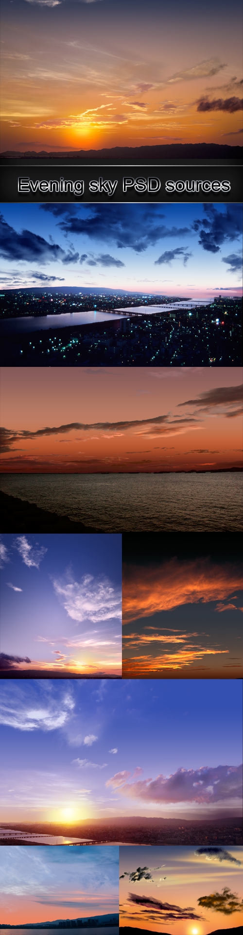 Evening sky PSD sources