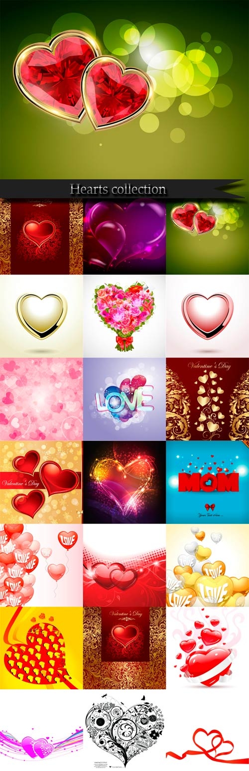 Hearts collection