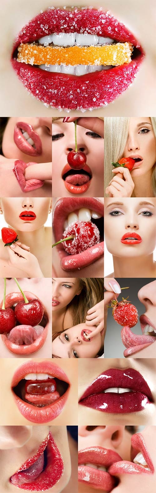 Charming lips girls