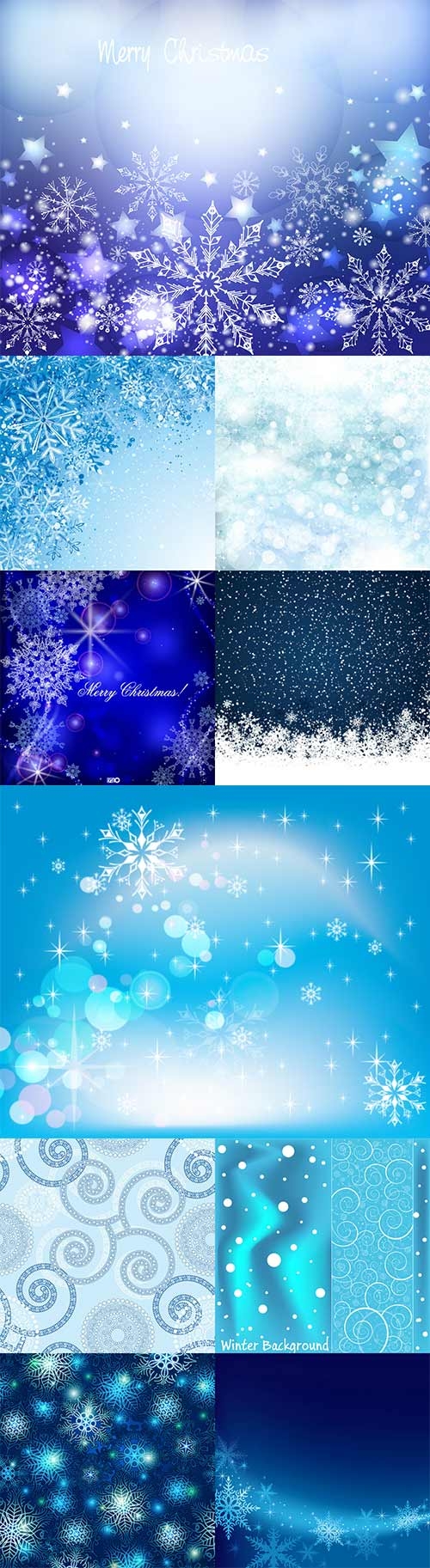 Cold vector backgrounds - 2