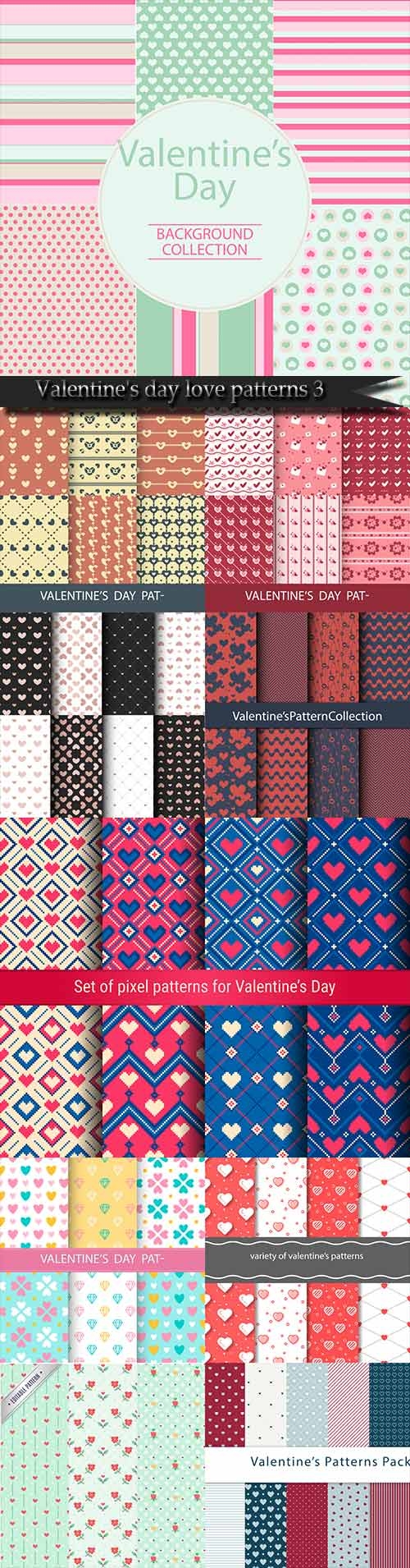 Valentine's day love patterns 3