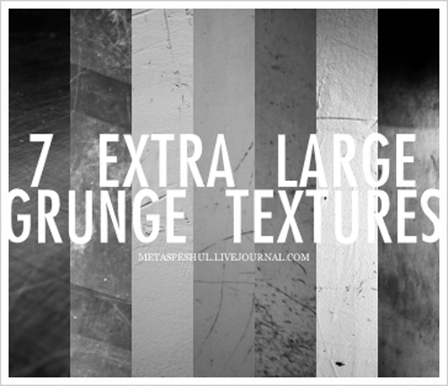 7 XL grunge textures -  