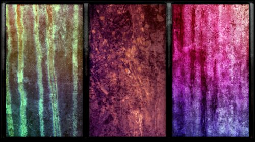 Vibrant Colorful Grunge Textures -    