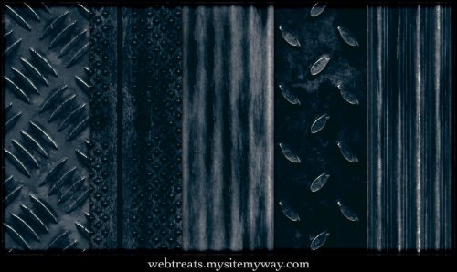 Midnight Blue Industrial Grunge Seamless Patterns -  -  