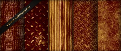 Deep Rusted Red Industrial Seamless Textures  Part 1 /     