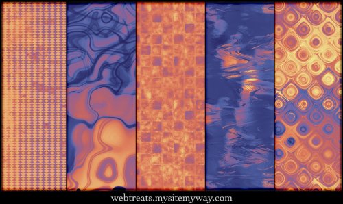 Funky Seamless Purple Patterns -     