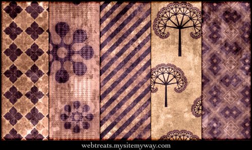 Seamless Grungy Burgundy Patterns Part 2 -     