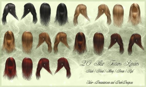 Hair Texture Renders 01 - 