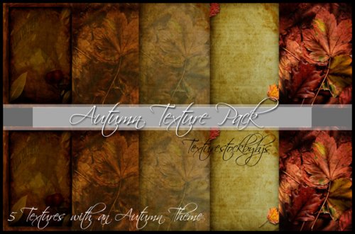 Autumn Textures 5 Pack -    