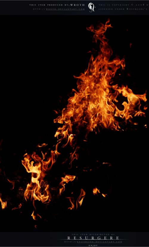 Package - Blaze 8 - пламя. текстуры огня